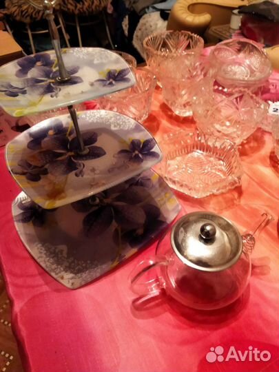 Вазы хрустальные