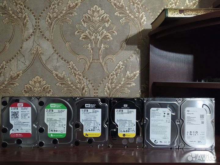 Жёсткие диски 6Tb 4Tb.3тTb 2Tb 1Tb. 500Gb 250G