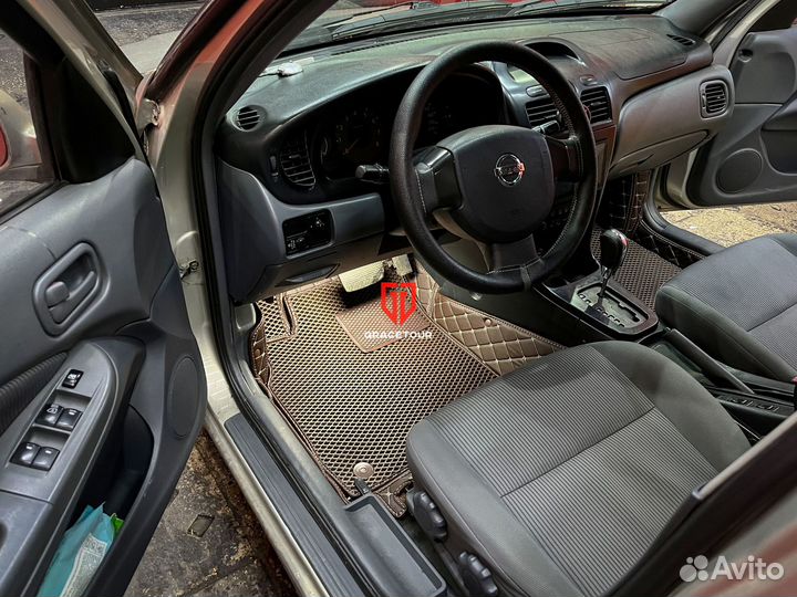 3Д ковры из экокожи для Nissan Almera Classic 2006