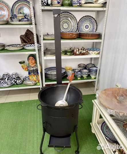 Казан чугунный новый оригинальный узбекский