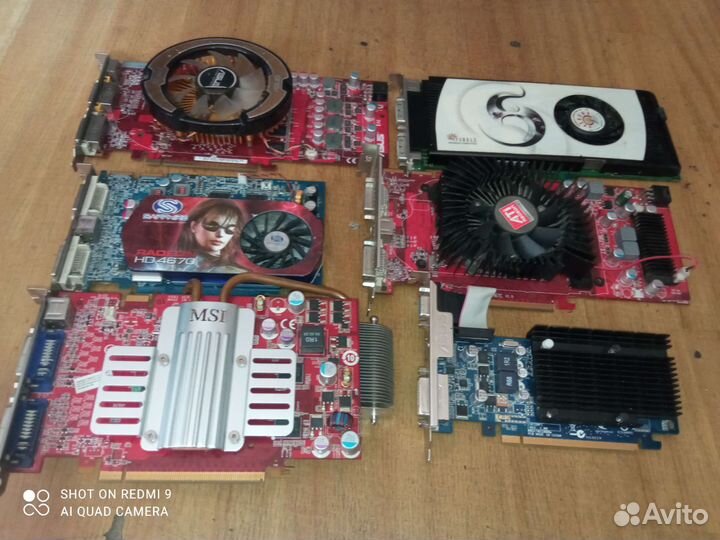 Видеокарты 128-256-512-1024Mб PCI-E