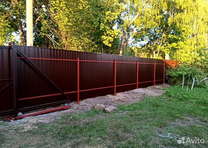 Забор из профнастила без посредников