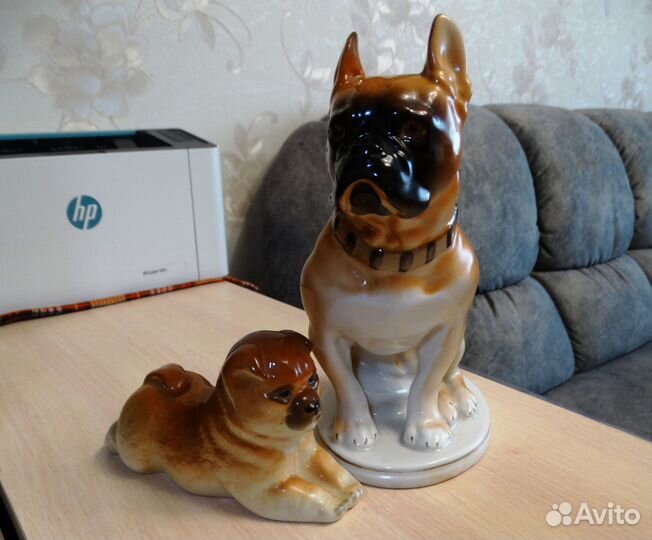 Статуэтка собака боксер. лфз