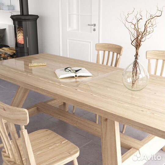 Скатерть прозрачная из пвх гибкое стекло