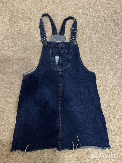 Джинсовый сарафан