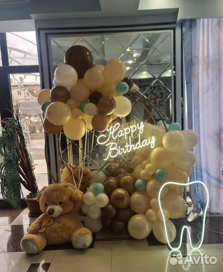 Украшение шарами