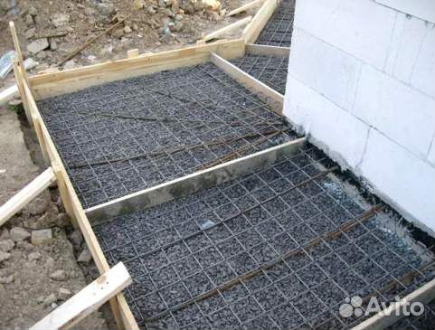 Бетонирование площадок