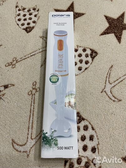 Блендер погружной новый polaris PHB 0508