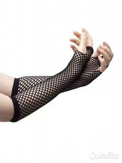 Митенки/перчатки в сетку