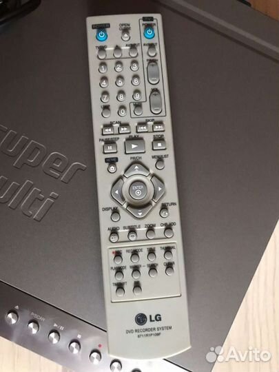 Dvd recorder LG без пульта