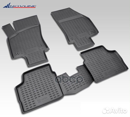 Коврики в салон opel Astra H 2007- сед., 4 шт