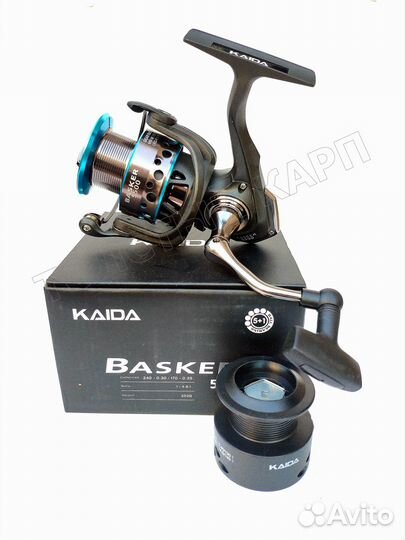 Катушка Kaida спиннинг/ фидер 3000/4000/5500/6500
