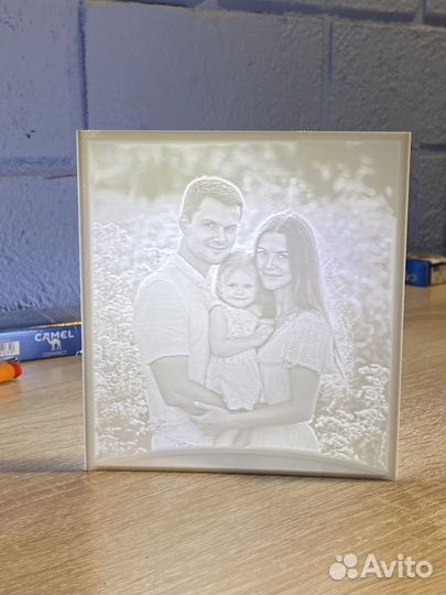 Литофания. Фоторамка. Ваше фото навсегда