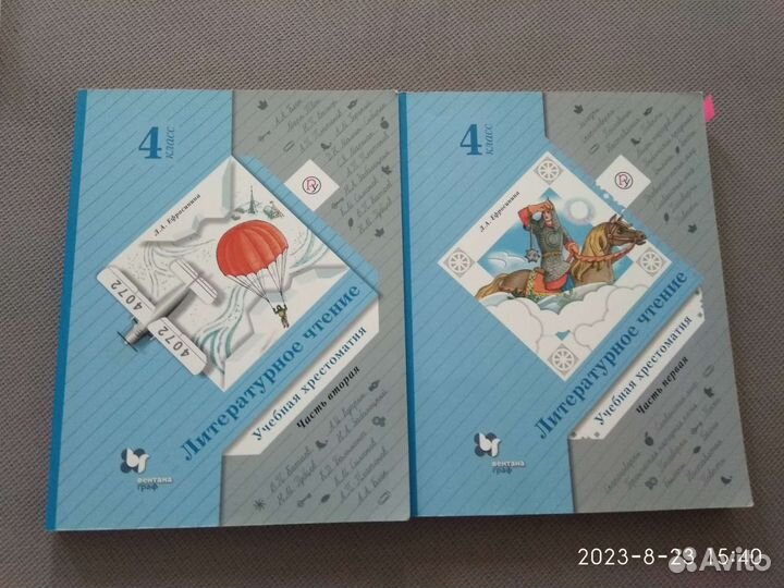 Литературное чтение 3 и 4 класс Ефросинина