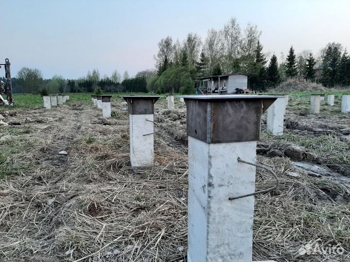 Сваи жби с монтажем