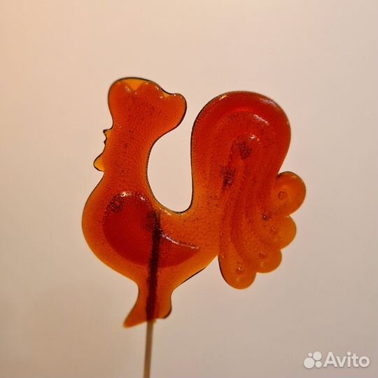 Большой леденец на палочке Петушок