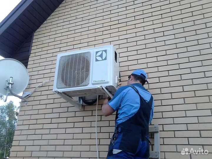 Установка кондиционеров, монтаж и сплит system