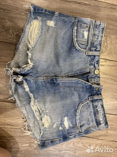 Шорты джинсовые zara
