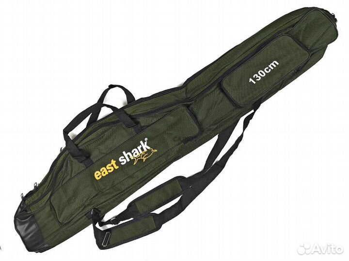 Чехол для удочек East Shark 1,30m 3-секции (зелены