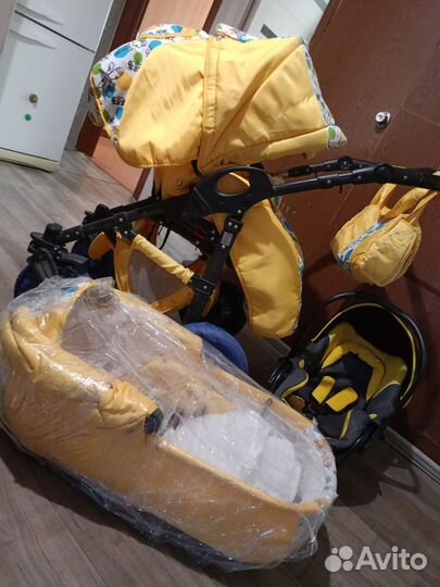 Коляска 3 в 1 бу