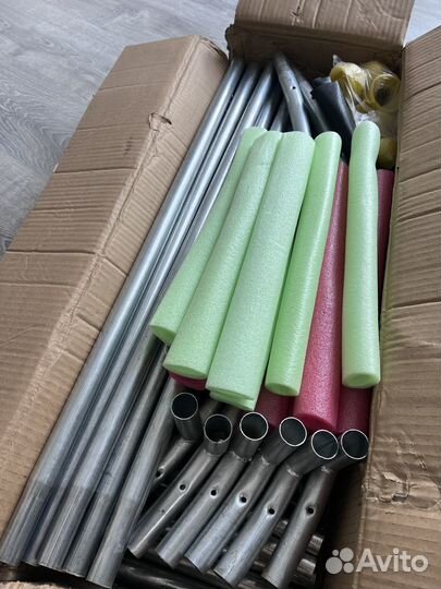 Детский батут с сеткой