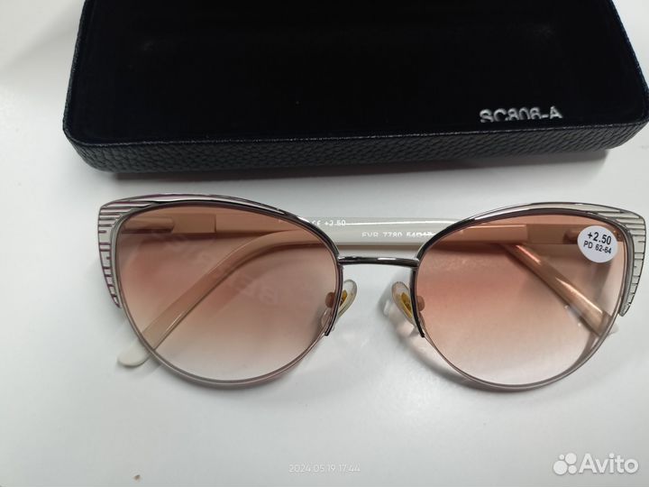 Новые очки для зрения женские +2,50