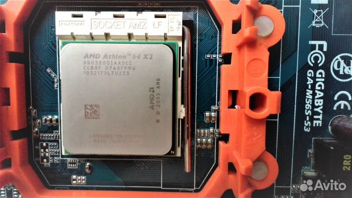 Рабочая Gigabyte GA-M56S-S3 AM2 Pegatron APM80 + п