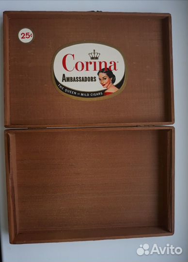 Коробка из под сигар США Corina Ambassadors