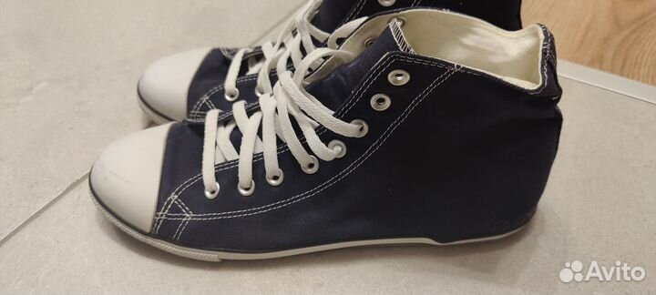 Кеды converse синие