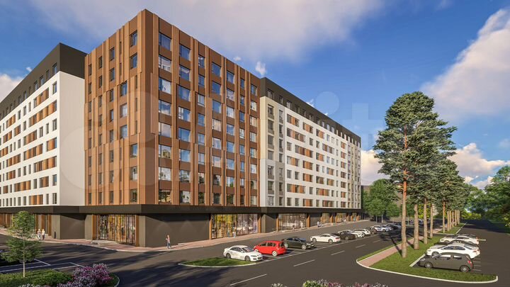 2-к. квартира, 74,2 м², 4/9 эт.