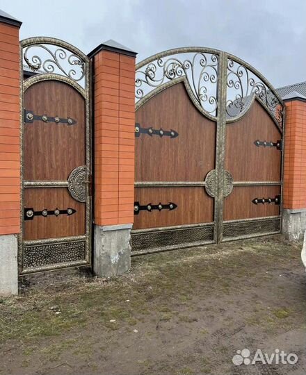 Кованые ворота и калитки