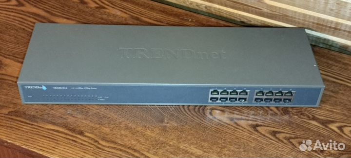 Switch TE100-S16 trendnet 10/100 Mbps NWay бу