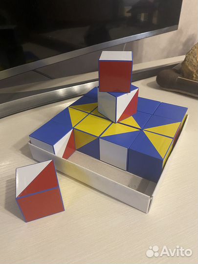 Кубики Сложи узор + Альбом с заданиями