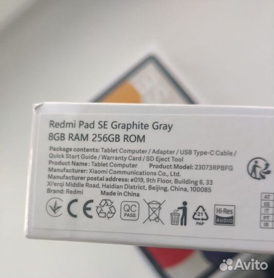 Xiaomi Pad SE 8/256 Gray Новый
