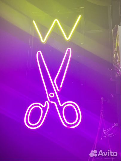 Неоновая вывеска готовая