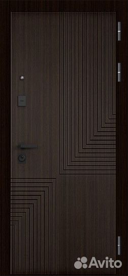 Металлические двери с зеркалом