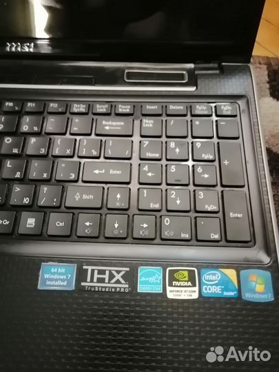 Игровой ноутбук msi