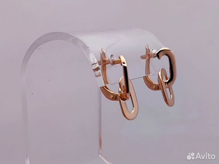 Золотые серьги 585* 2,24гр