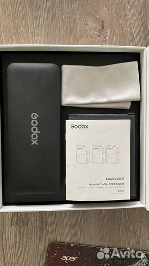 Радиосистема, микрофоны Godox MoveLink II M2