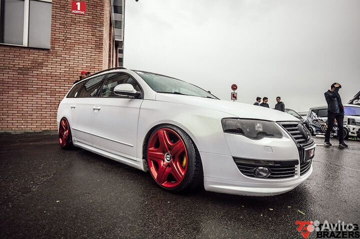 Обвес R-line Costum passat b6 Wagon