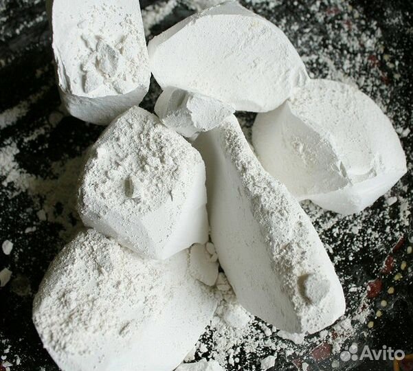 Природный мел и глина