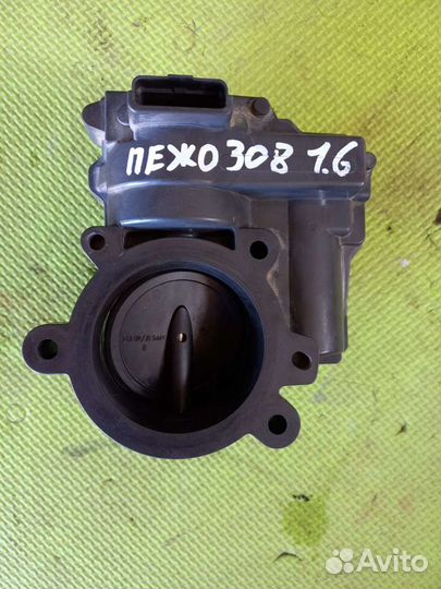 Дроссельная заслонка Пежо 308 1.6 16v 88 кв 120л.с