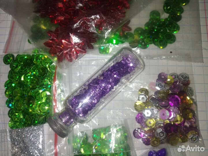 Пайетки и блёстки для творчества
