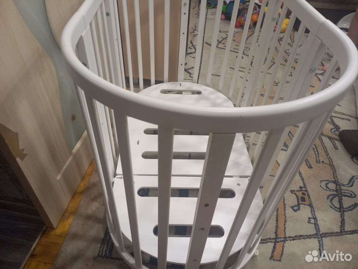 Детская кроватка круглая бу