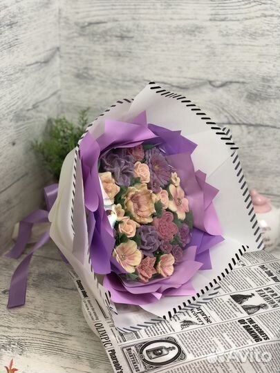 Шоколадные цветы девушке, букет подруге