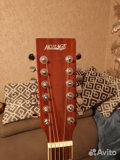 Акустическая гитара 12 струнная