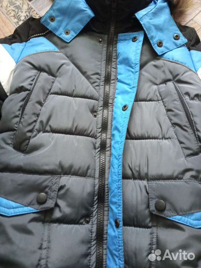 Пуховик куртка зимняя для мальчика