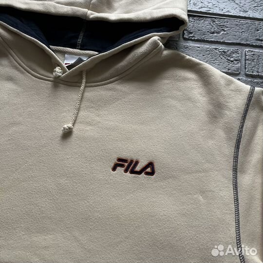 Hoodie Fila Vintage x Made in Usa x Big Logo