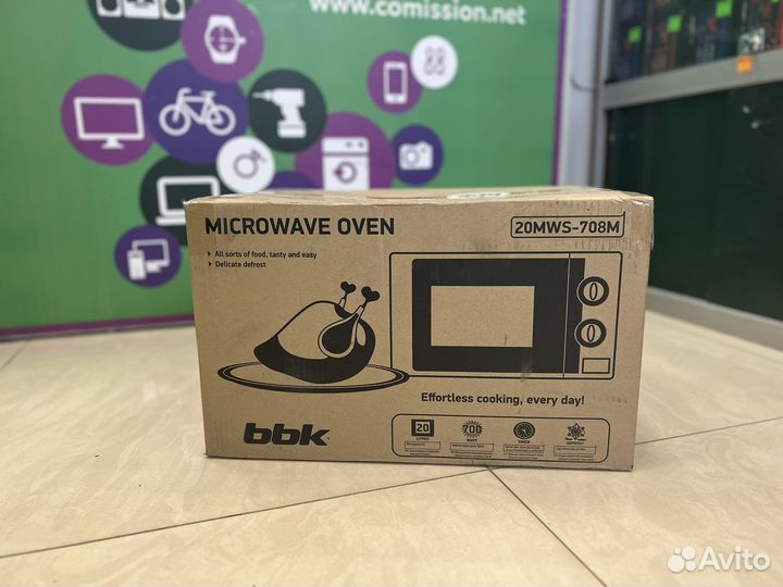 Микроволновая печь BBK 20MWS-708M Новая