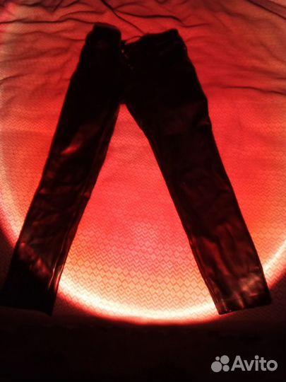 Брюки кожаные